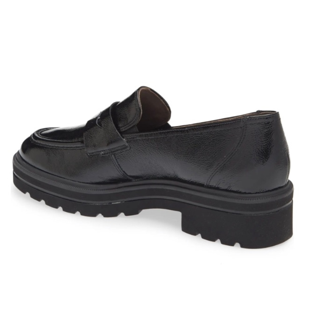 PATENT LEATHER Platform LOAFERS. - Picture 7 of 9